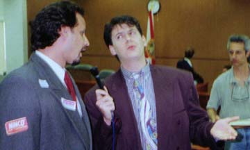 Flip Schultz and Mike Panzeca in 'Caf Law'-1998